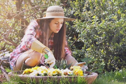 Charity reuse of garden items and outdoor materials